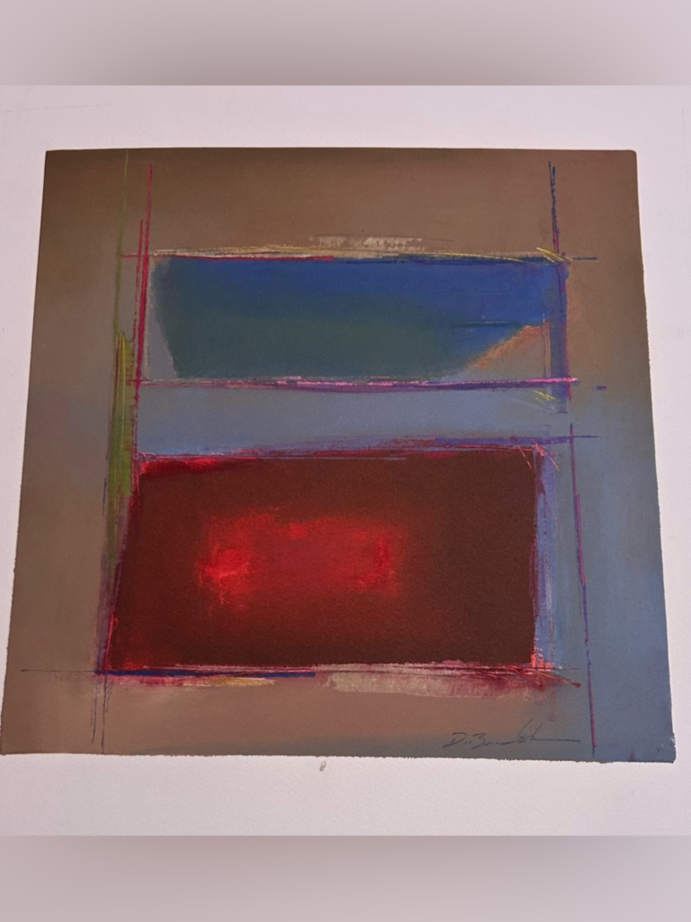 Abstract Geometric Painting 12x12